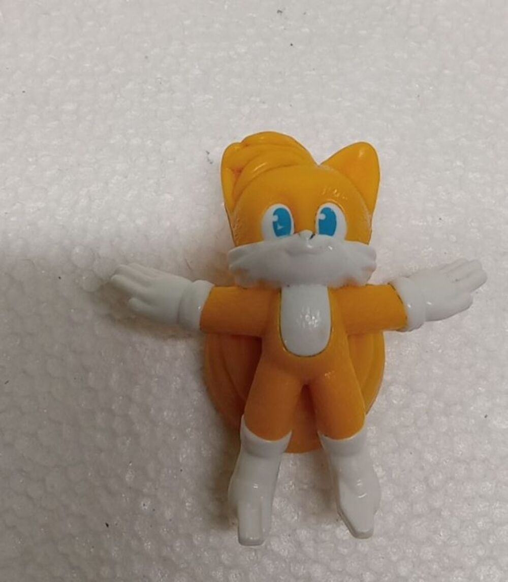 Sonic The Hedgehog 2 Miles "Tails" Prower McDonalds Action Figure Toy Spinner